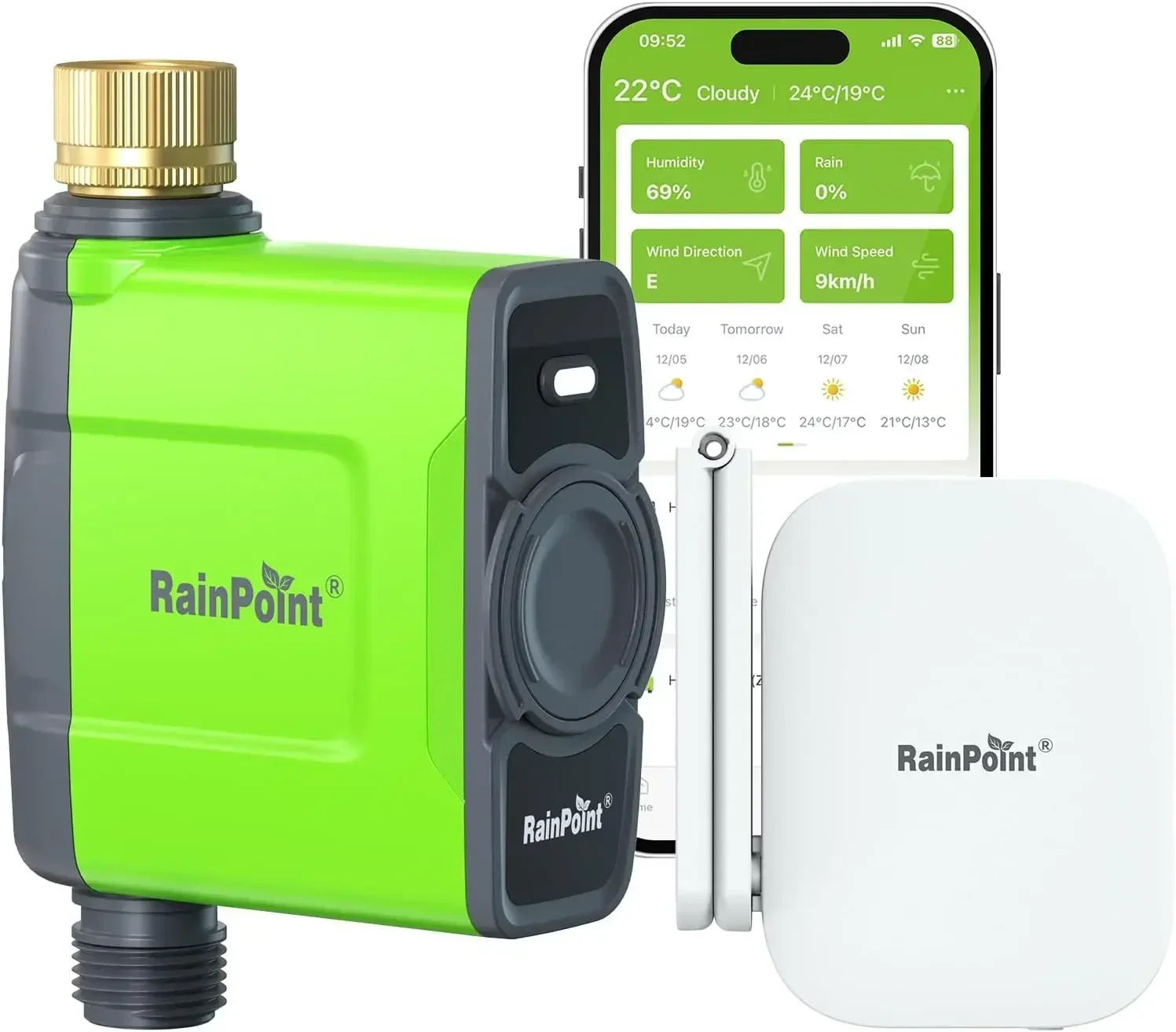 Smart Garden Valve - WiFi Water Timer for Garden Hose,