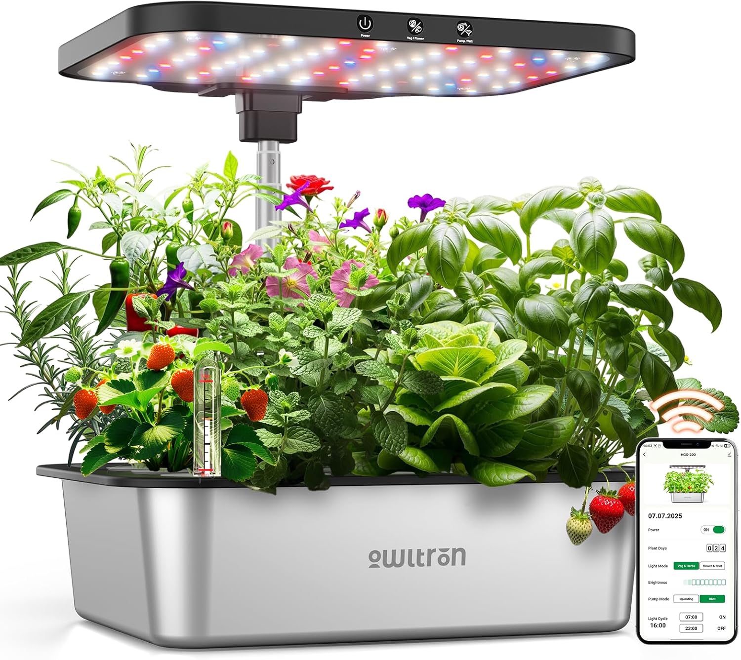 Smart Garden Herb - 15-Pod Smart Hydroponics Growing System Kit,