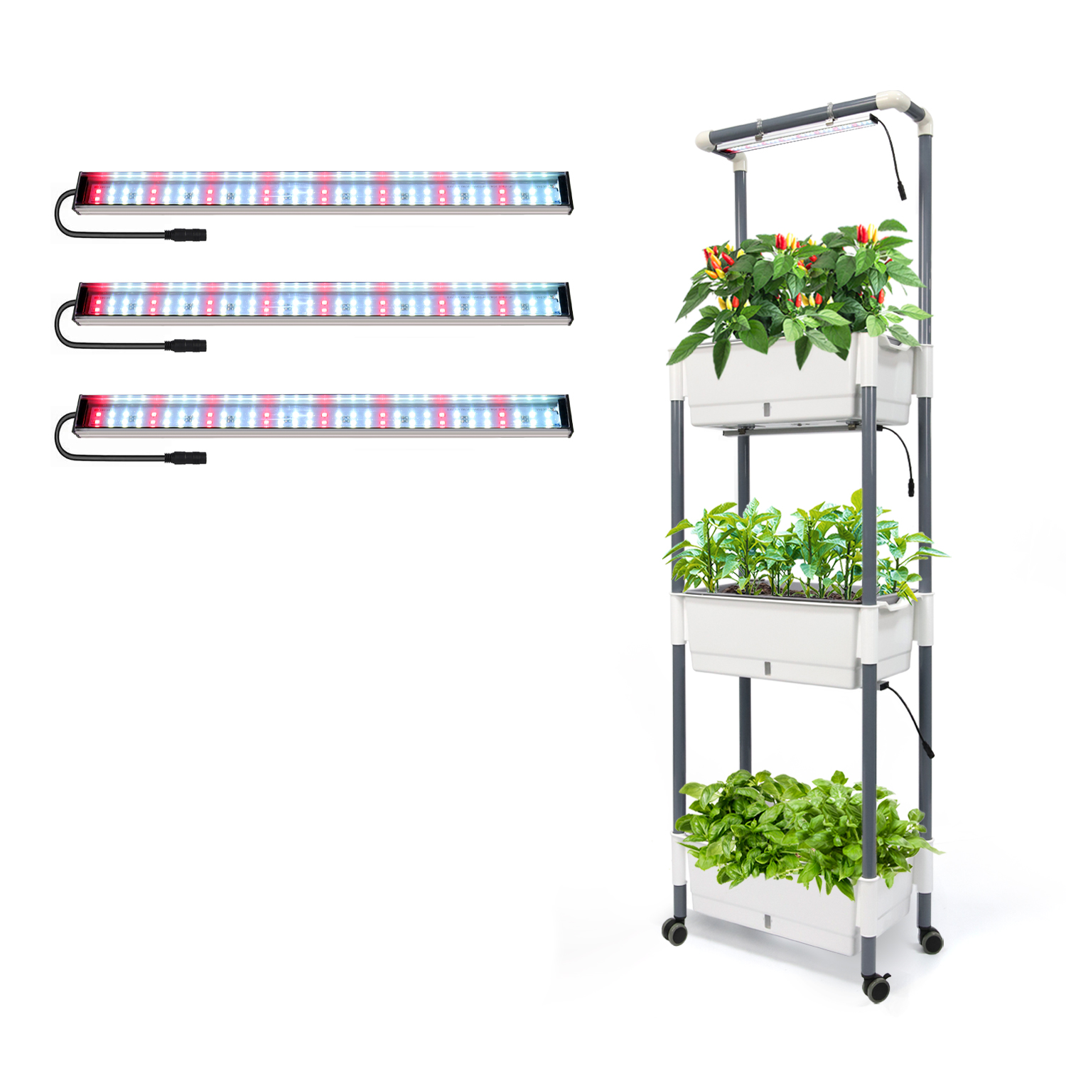 Smart Garden Vertical - 3-layer Garden Planter Box Stand 3