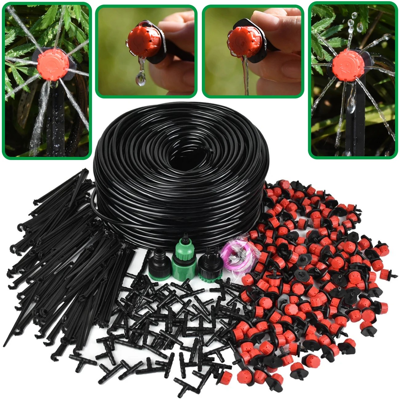 Smart Garden Technology - Micro Drip Irrigation System Portable 25-5M