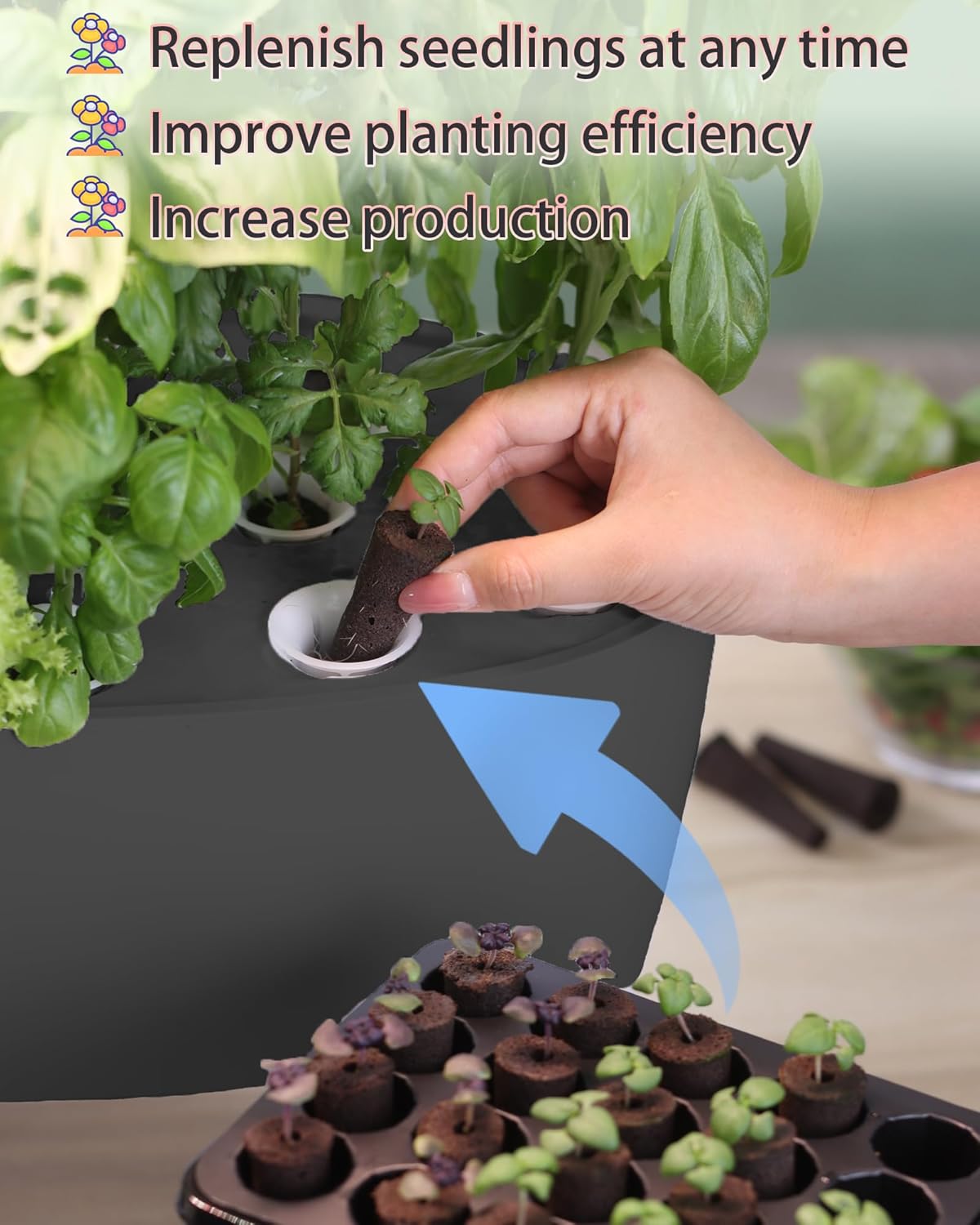 Hydroponic Growing System Kit  - Smart Garden Herb 评论和价格
