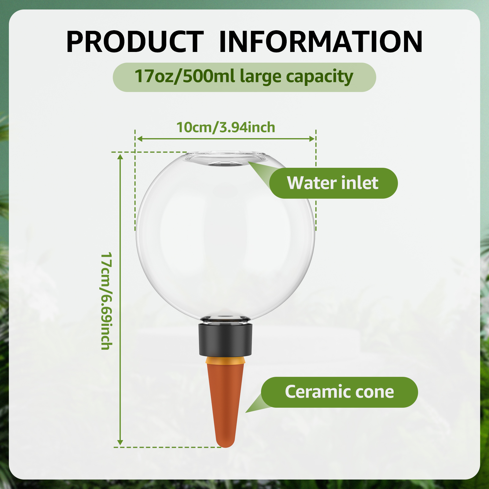 2/4Pcs 500ML Automatic Drip Ir - Smart Garden Technology 评论和价格