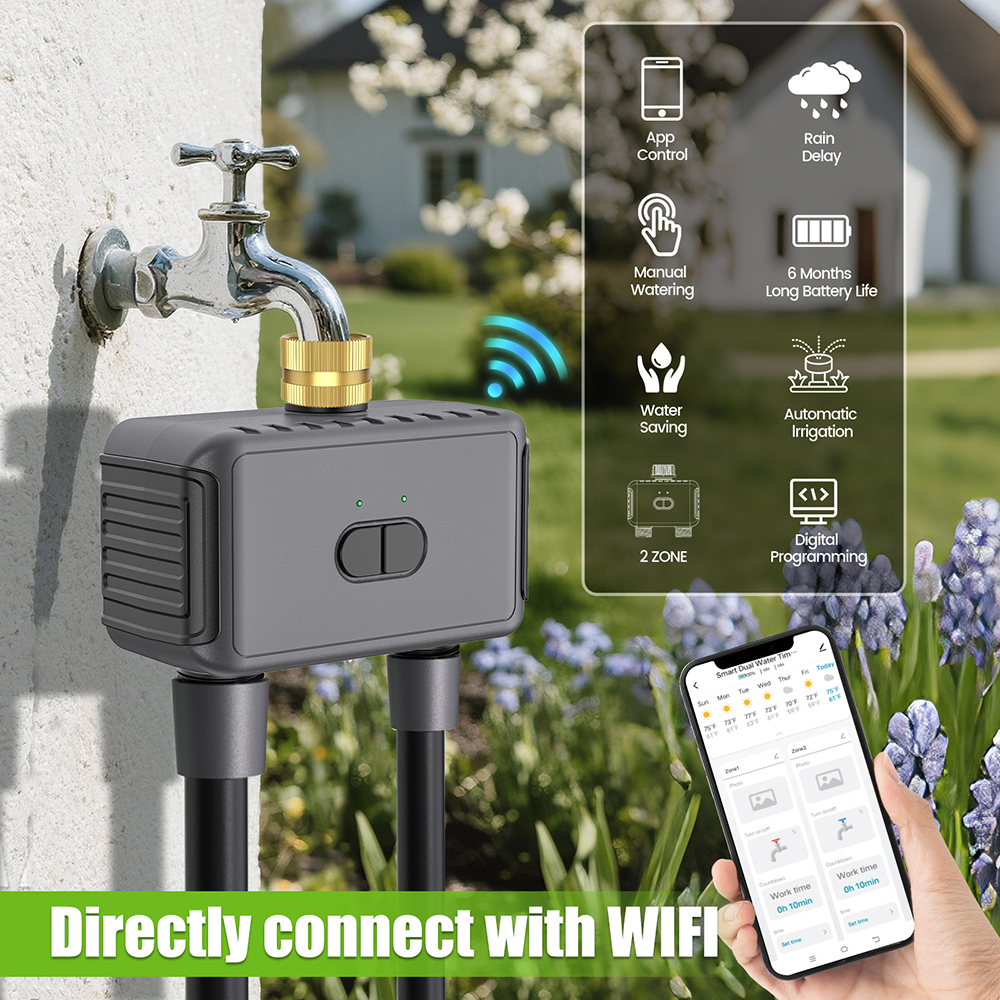 Wifi Automatic Water Timer Dua - Smart Garden Valve 评论和价格