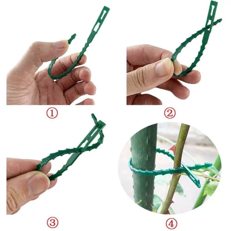 Reusable Garden Cable Ties Pla - Smart Garden Storage 评论和价格