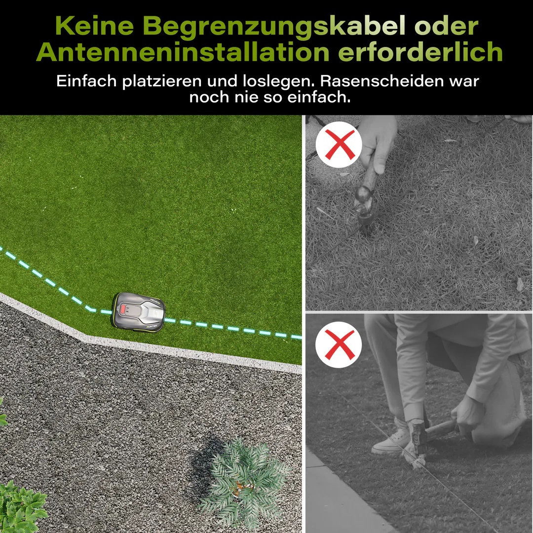 AKX Robotic Mower V600 Vision  - Smart Garden Robot 评论和价格