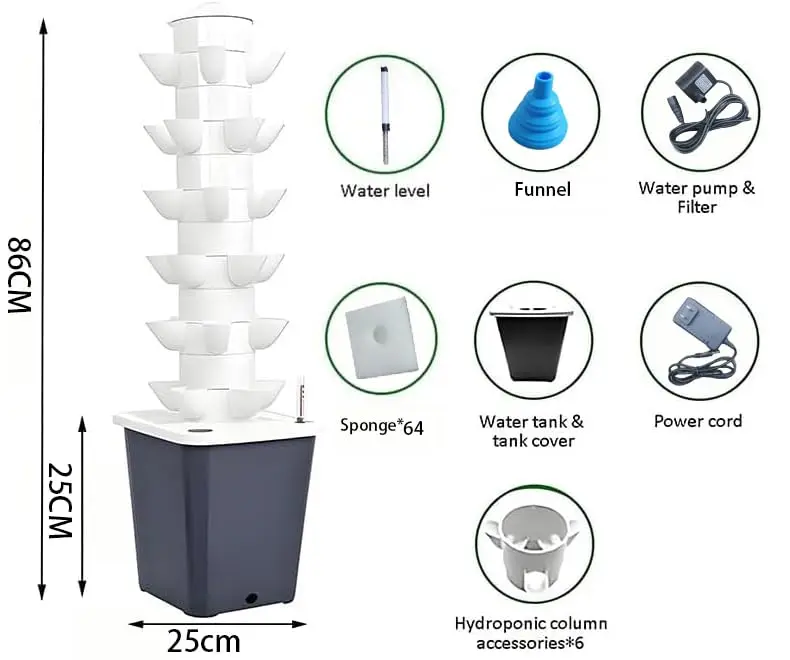 Vertical Hydroponic Garden Sys - Smart Garden Vertical 评论和价格
