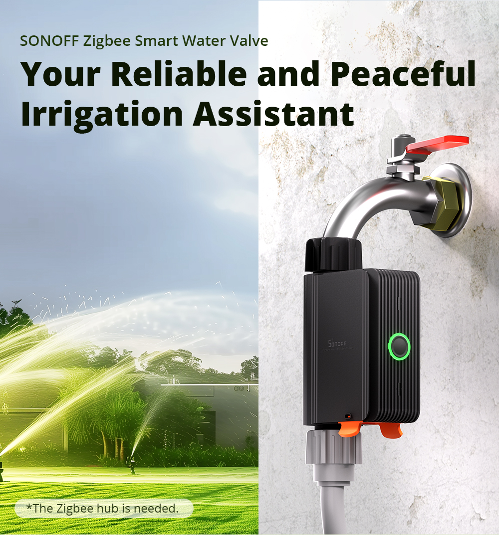 SONOFF SWV Zigbee Smart Water  - Smart Garden Valve 评论和价格