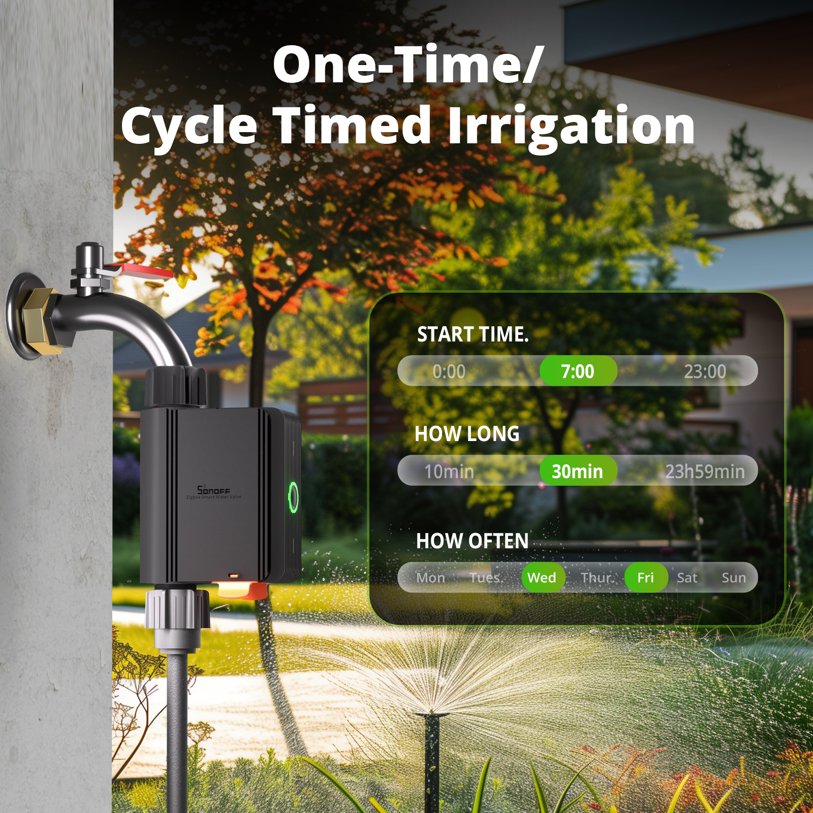 SONOFF SWV Zigbee Smart Water  - Smart Garden Valve 评论和价格