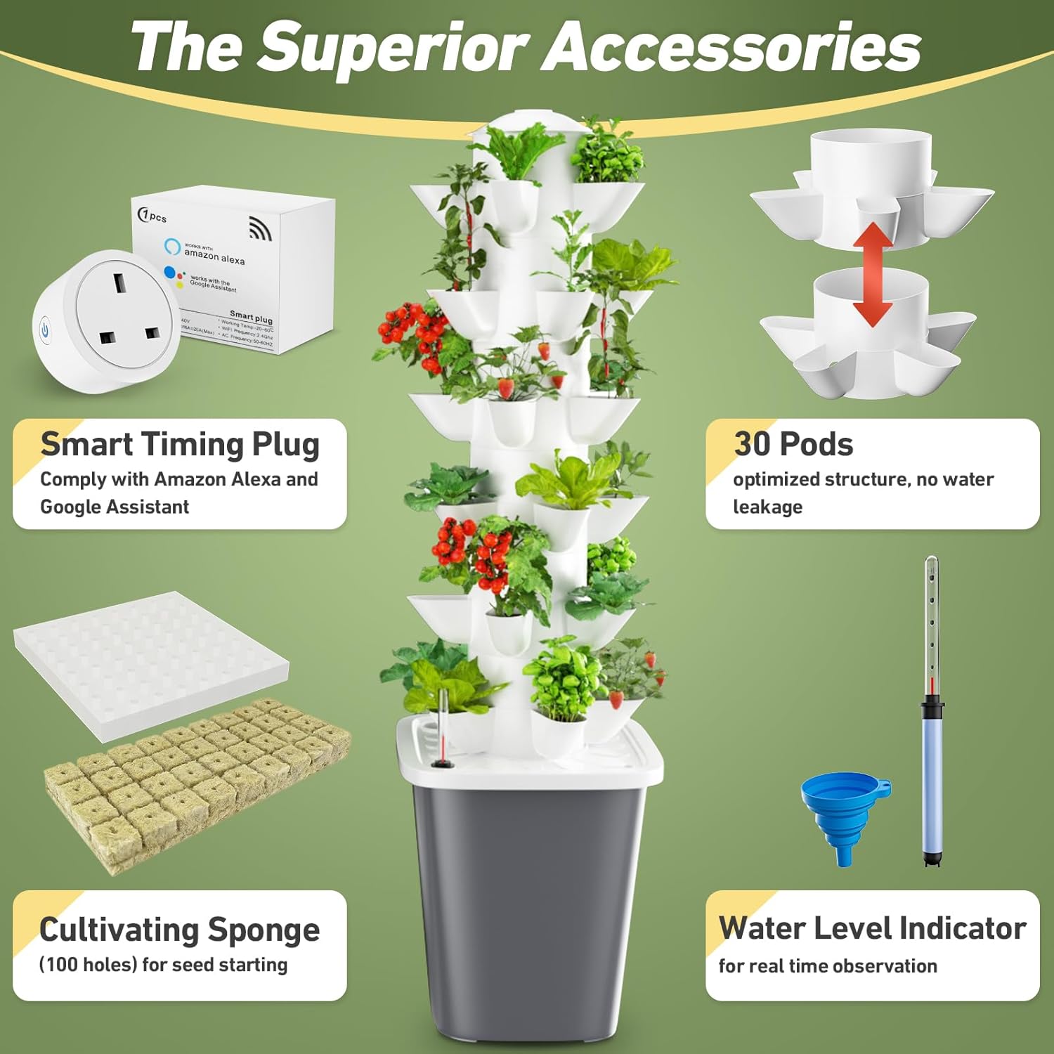 Vertical Hydroponics Garden To - Smart Garden Vertical 评论和价格