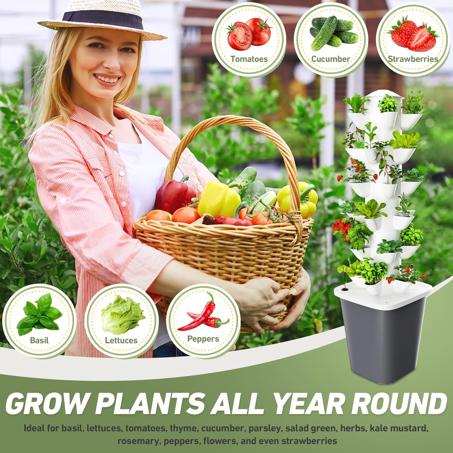 Vertical Hydroponics Garden To - Smart Garden Vertical 评论和价格