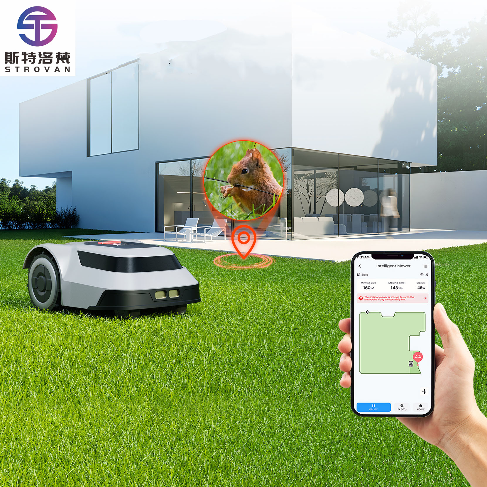 STLF WJW Robotic Lawn Mower Se - Smart Garden Robot 评论和价格