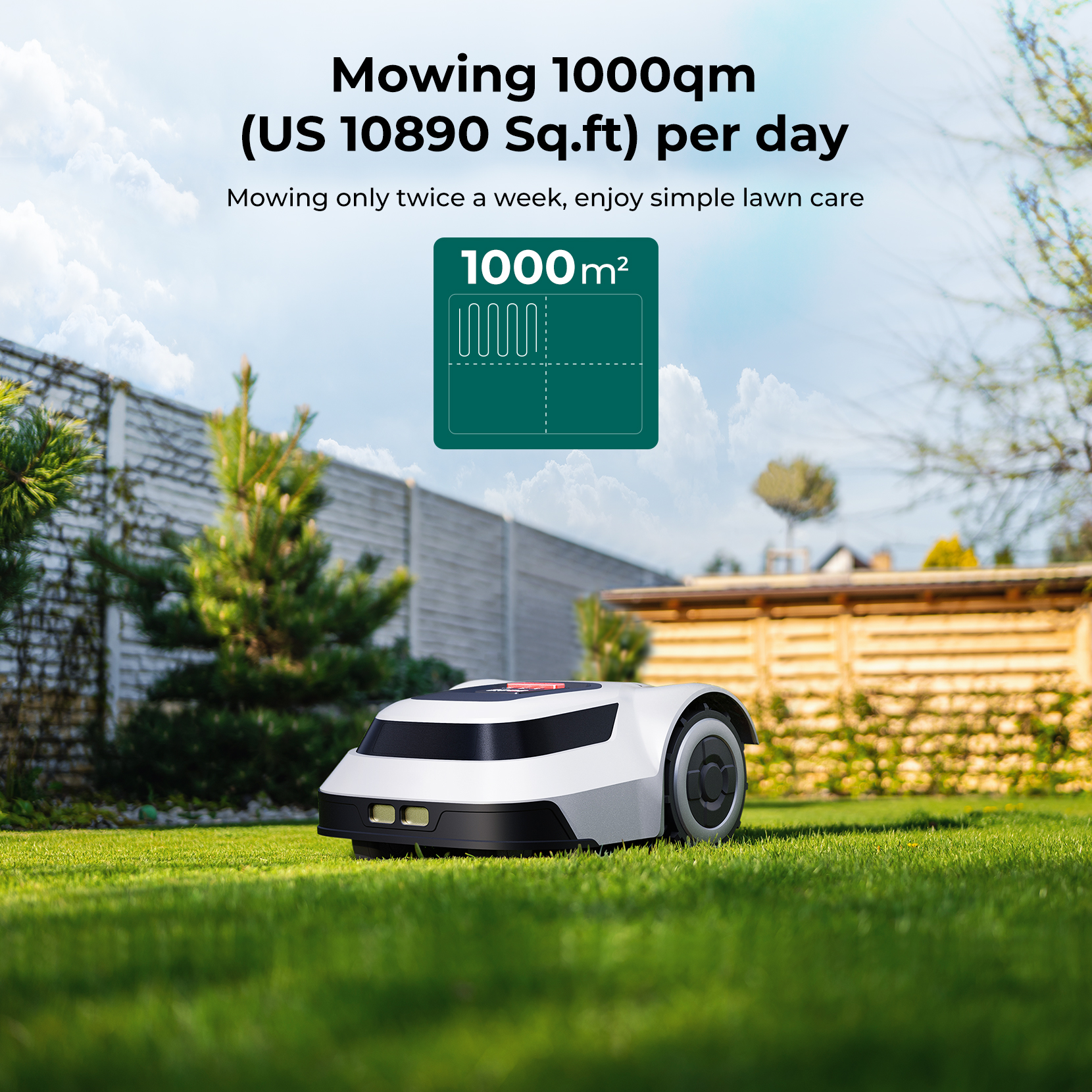 STLF WJW Robotic Lawn Mower Se - Smart Garden Robot 评论和价格