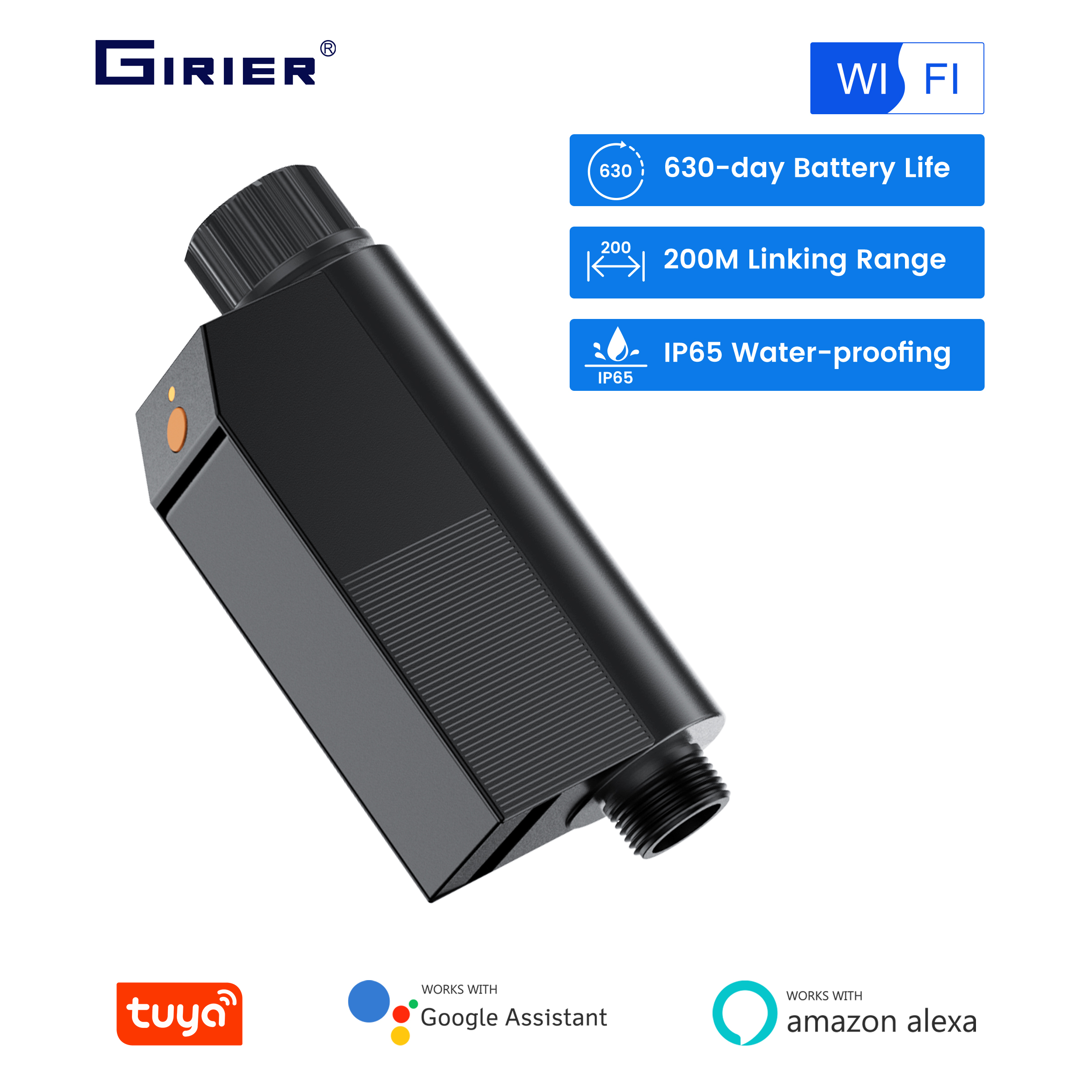 GIRIER Tuya Smart Water Timer  - Smart Garden Tap Timer 评论和价格