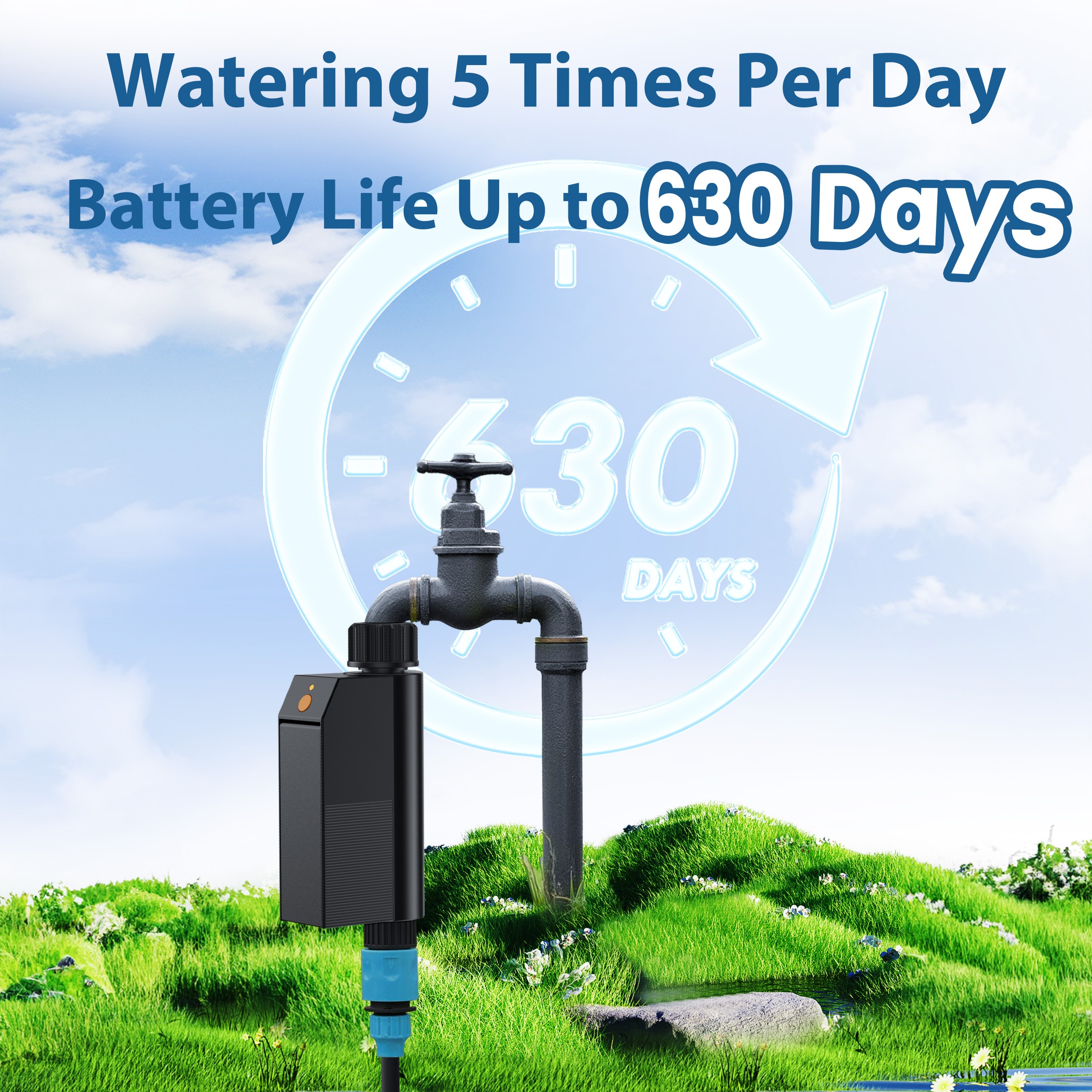 GIRIER Tuya Smart Water Timer  - Smart Garden Tap Timer 评论和价格