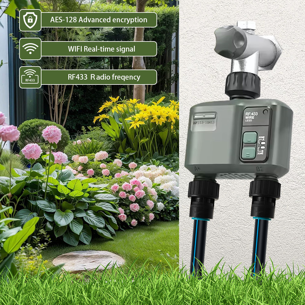 2Zone Tuya Wifi RF433 smart Ga - Smart Garden Valve 评论和价格