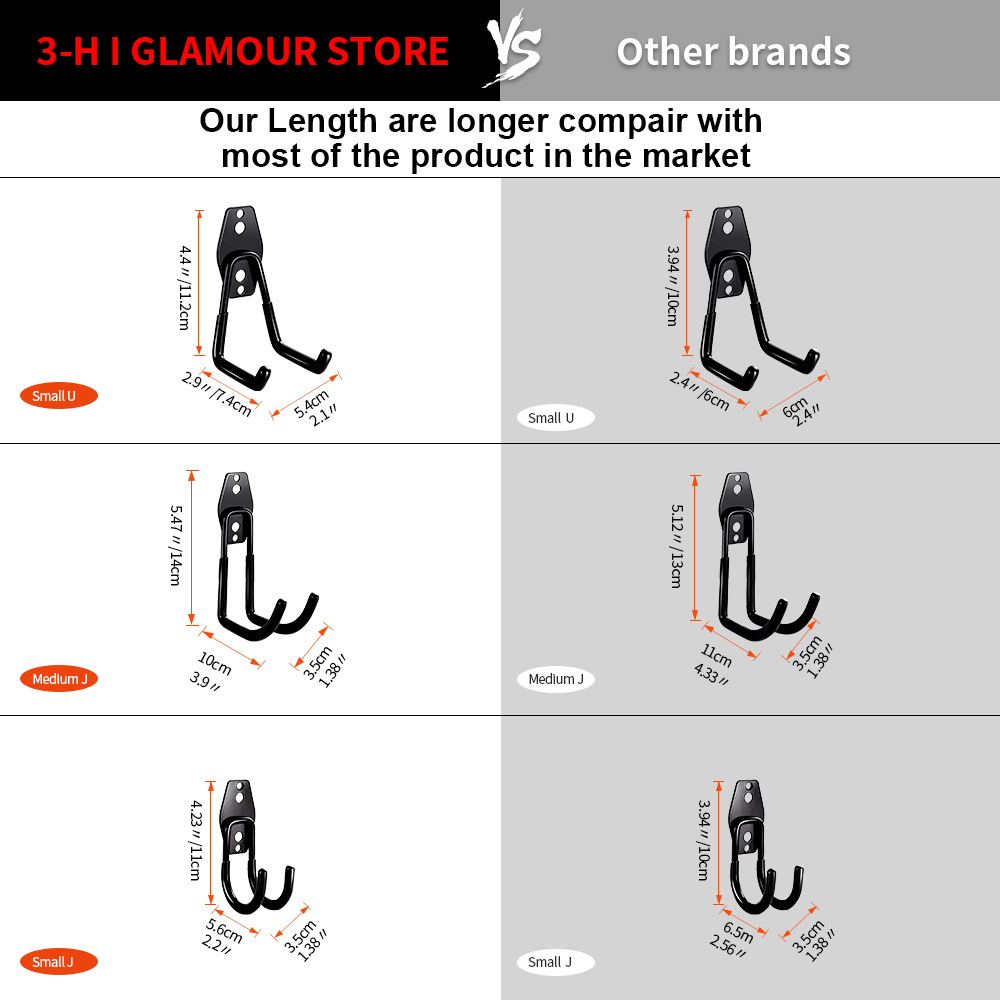 Heavy Duty Metal Hook Garage O - Smart Garden Storage 评论和价格