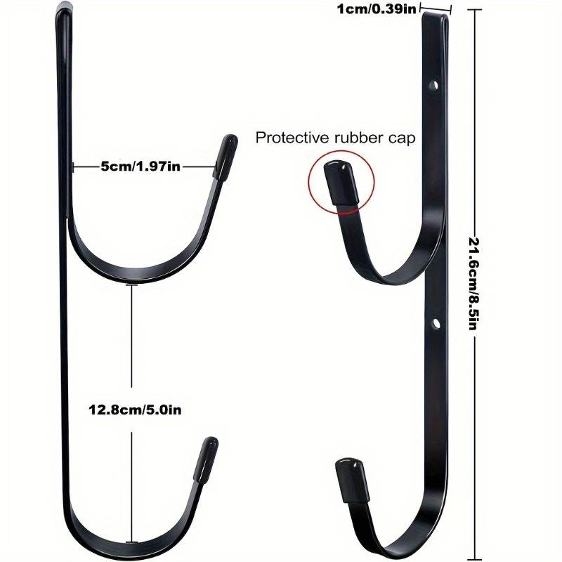 1 Pair Carbon Steel Pool Hook  - Smart Garden Storage 评论和价格