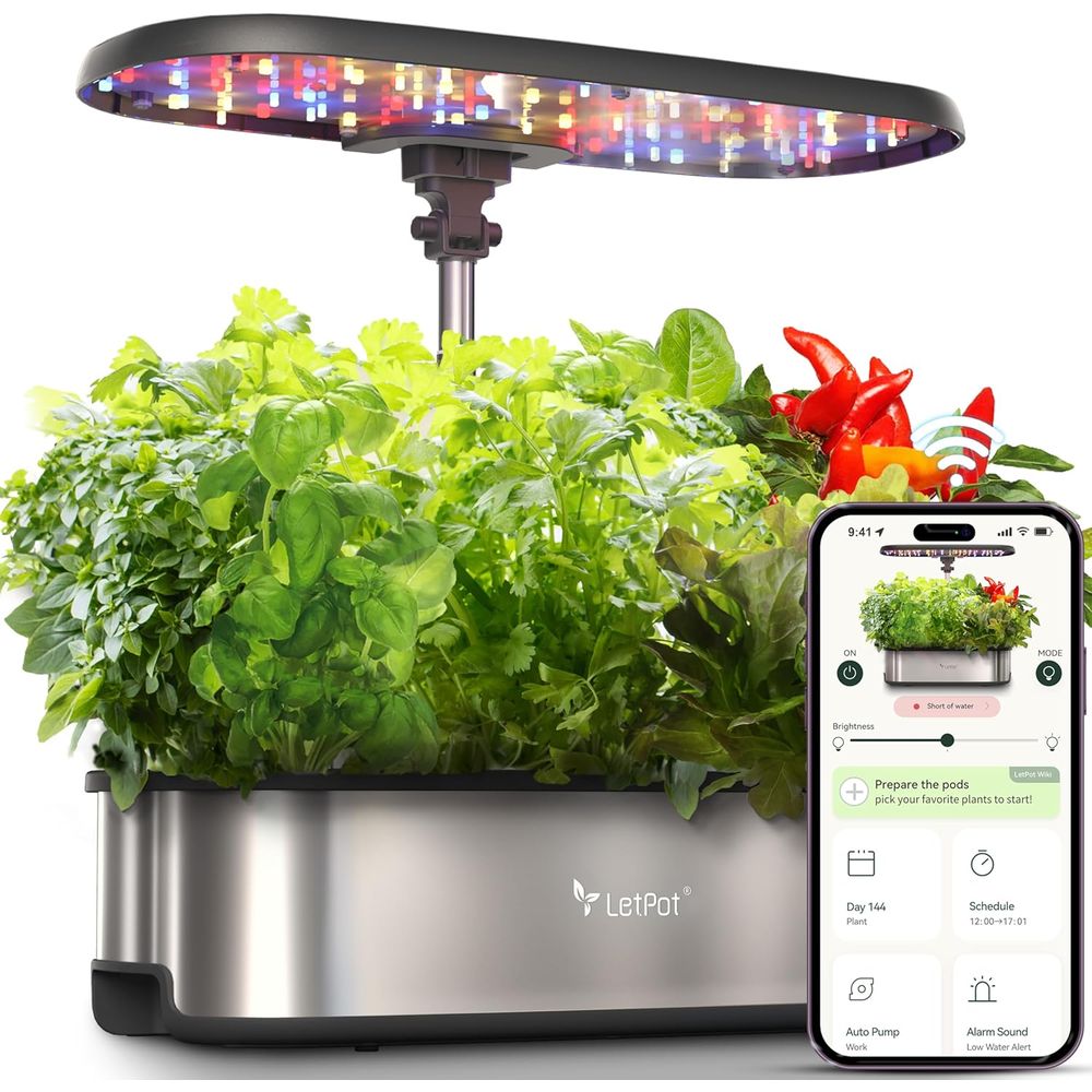 12-Pod Hydroponic Herb Garden  - Smart Garden Herb 评论和价格