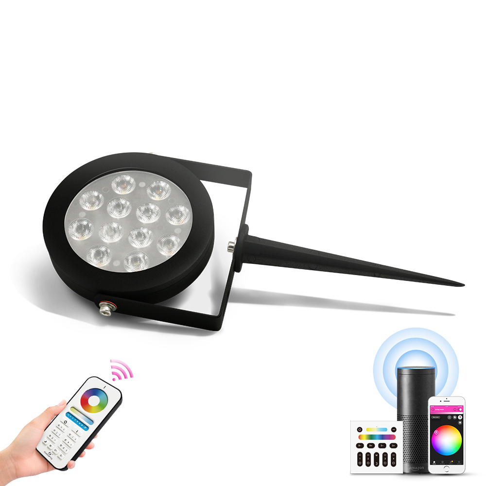 Zigbee 3.0 12w RGB CCT Garden  - Smart Zigbee Garden Light 评论和价格