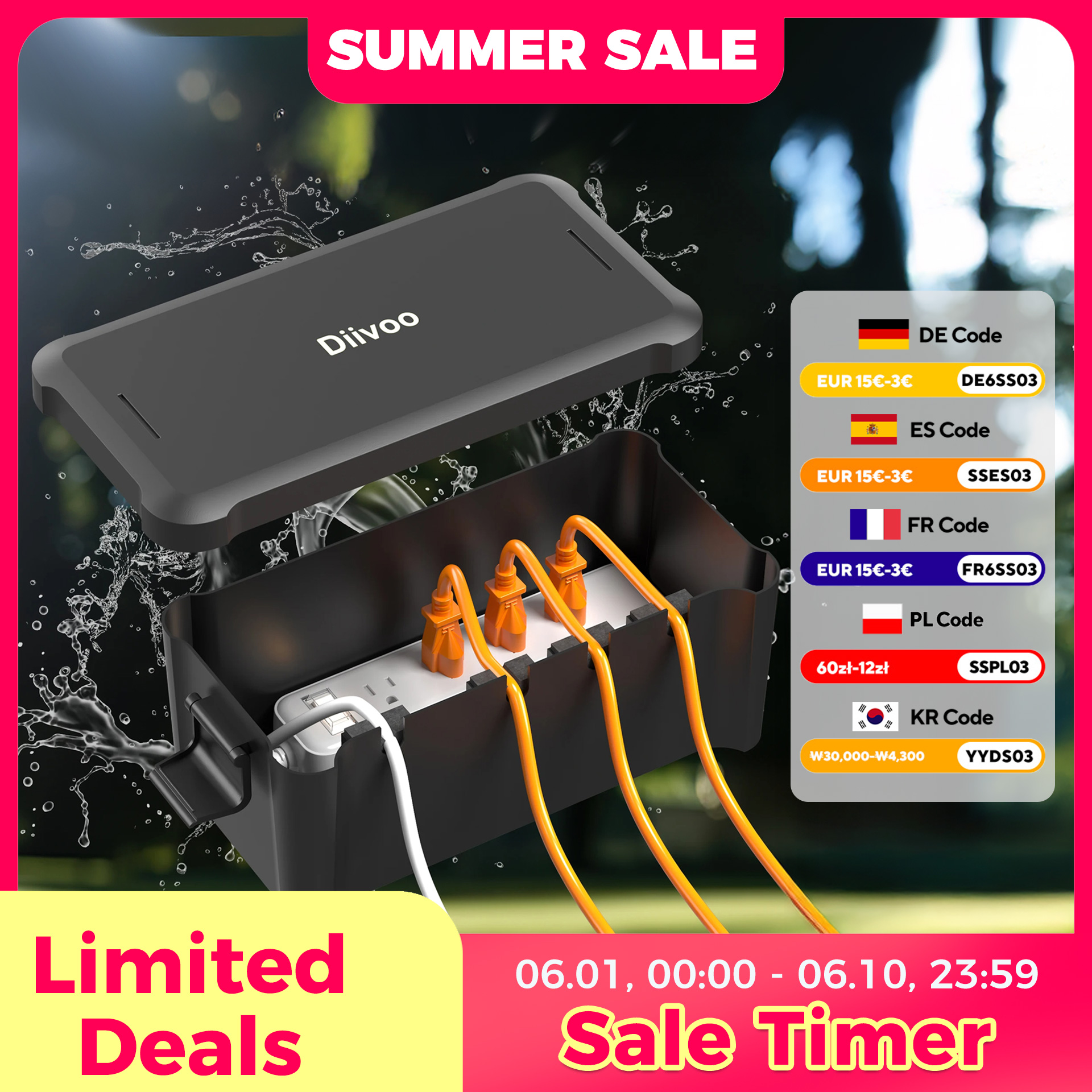Diivoo Outdoor Waterproof Elec - Smart Garden Storage 评论和价格