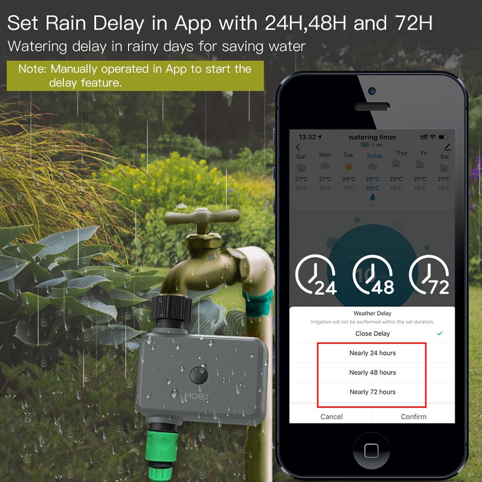 BLuetooth Valve Garden Waterin - Smart Garden Tap Timer 评论和价格