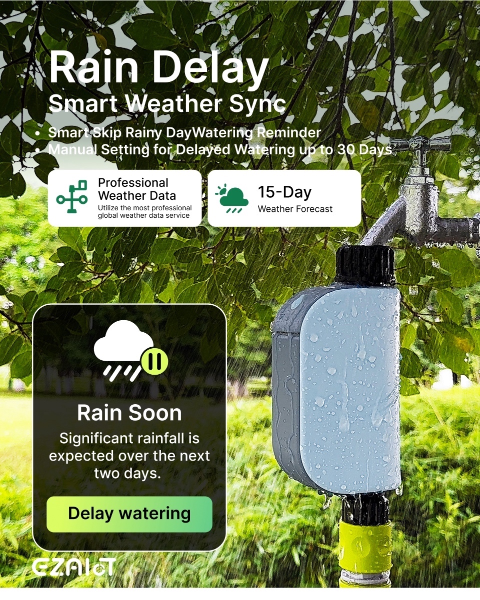 WiFi Smart Water Timer Garden  - Smart Garden Tap Timer 评论和价格