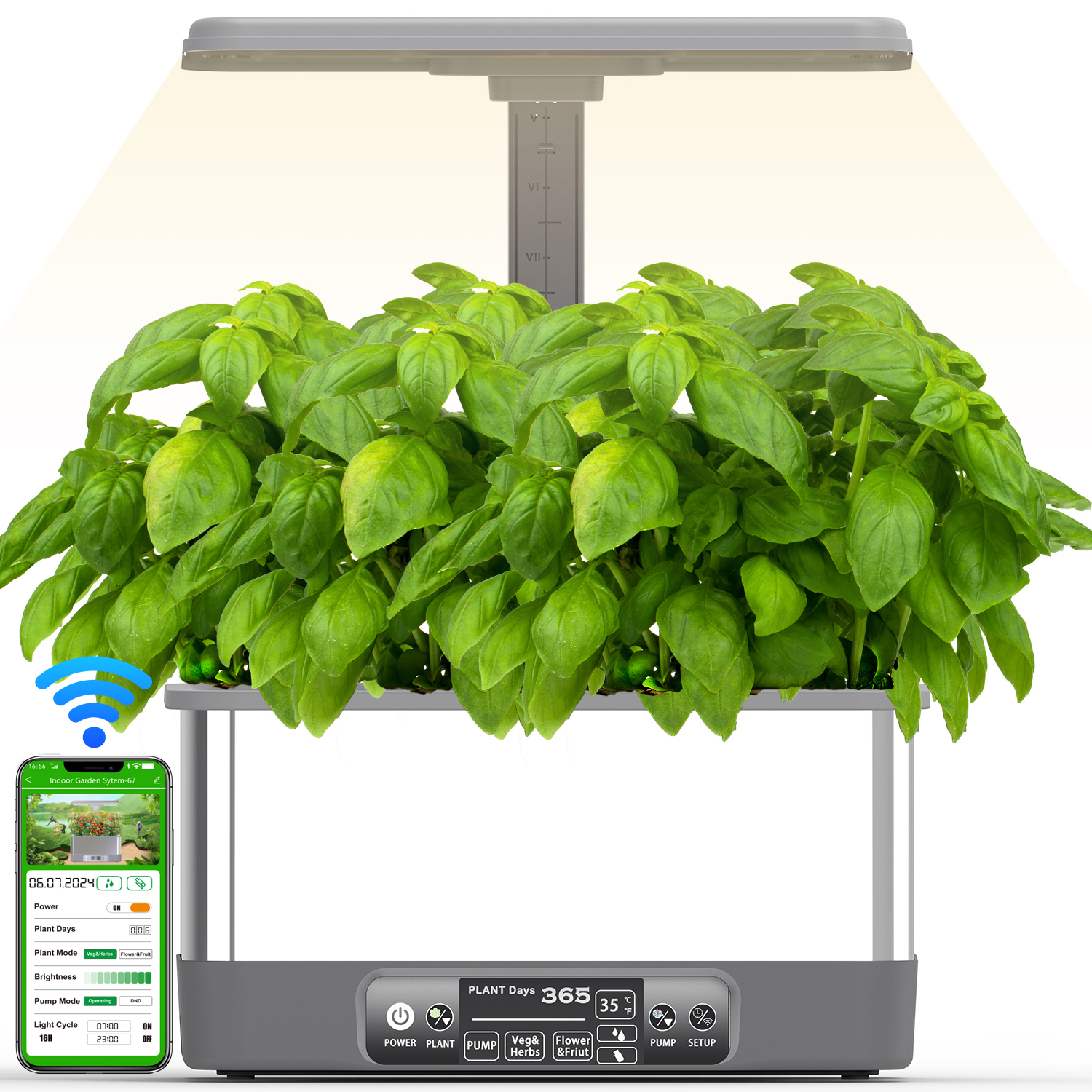 Hydroponics Growing System Kit - Smart Garden Herb 评论和价格