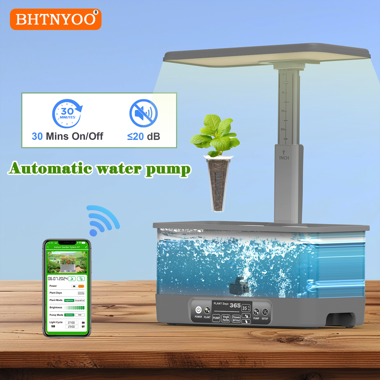 Hydroponics Growing System Kit - Smart Garden Herb 评论和价格