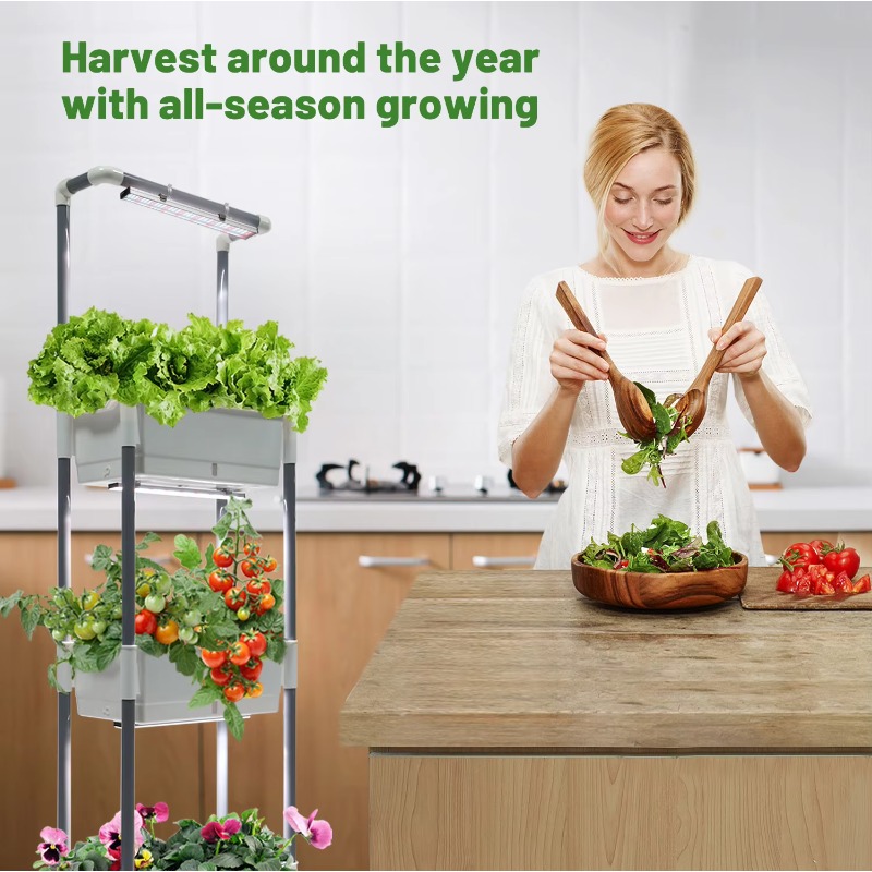 Modern Style Rectangle Indoor  - Smart Garden Herb 评论和价格