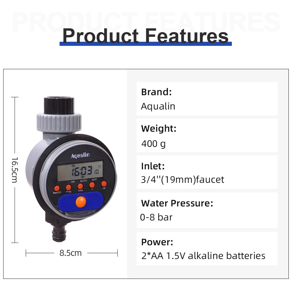Automatic LCD Display Watering - Smart Garden Tap Timer 评论和价格