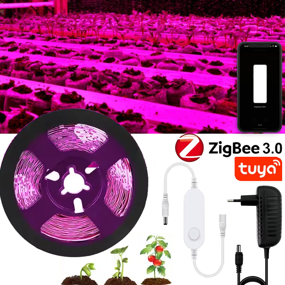 ZIGBEE 3.0 Smart LED Strip Gro - Smart Zigbee Garden Light 评论和价格