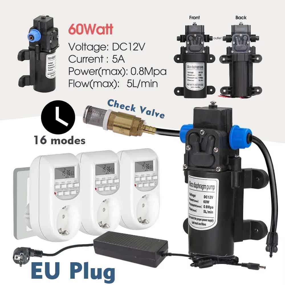 60w Self-priming Pump Misting  - Smart Garden Valve 评论和价格