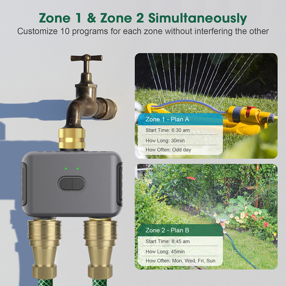Bluetooth ZIGBEE Watering Time - Smart Garden Tap Timer 评论和价格