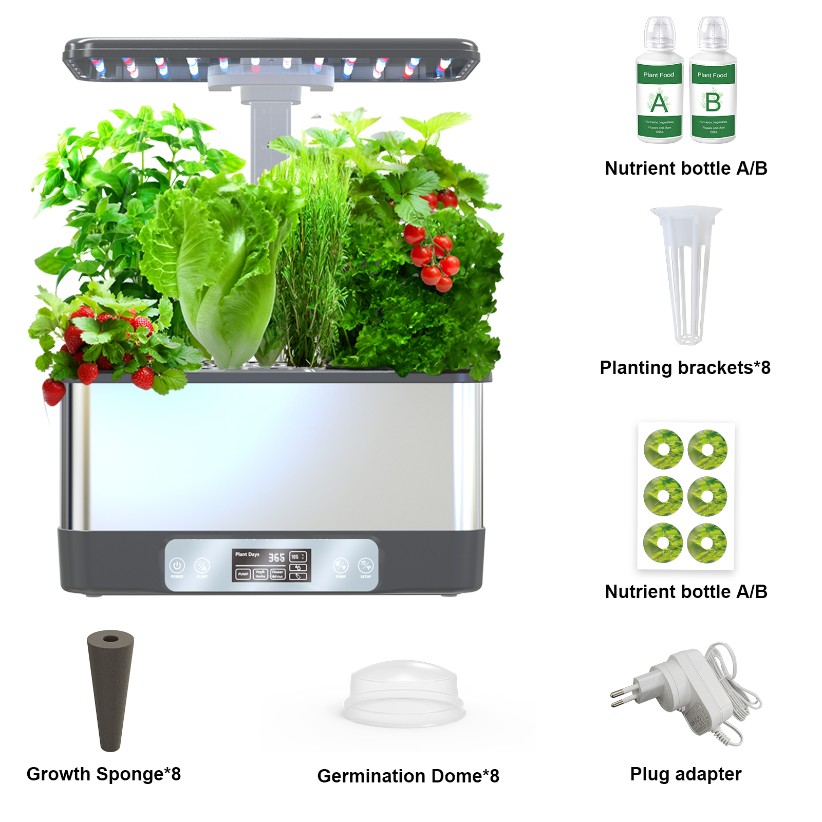 Smart Hydroponic System with L - Smart Garden Herb 评论和价格