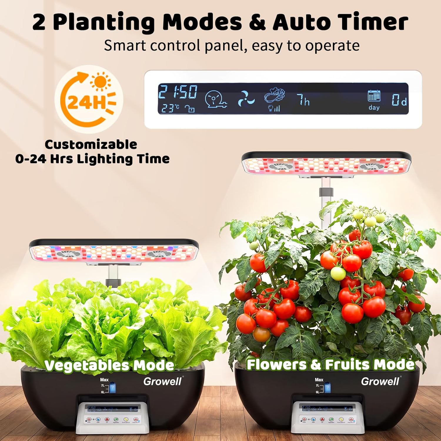 17 Pods Hydroponics Growing Sy - Smart Garden Herb 评论和价格