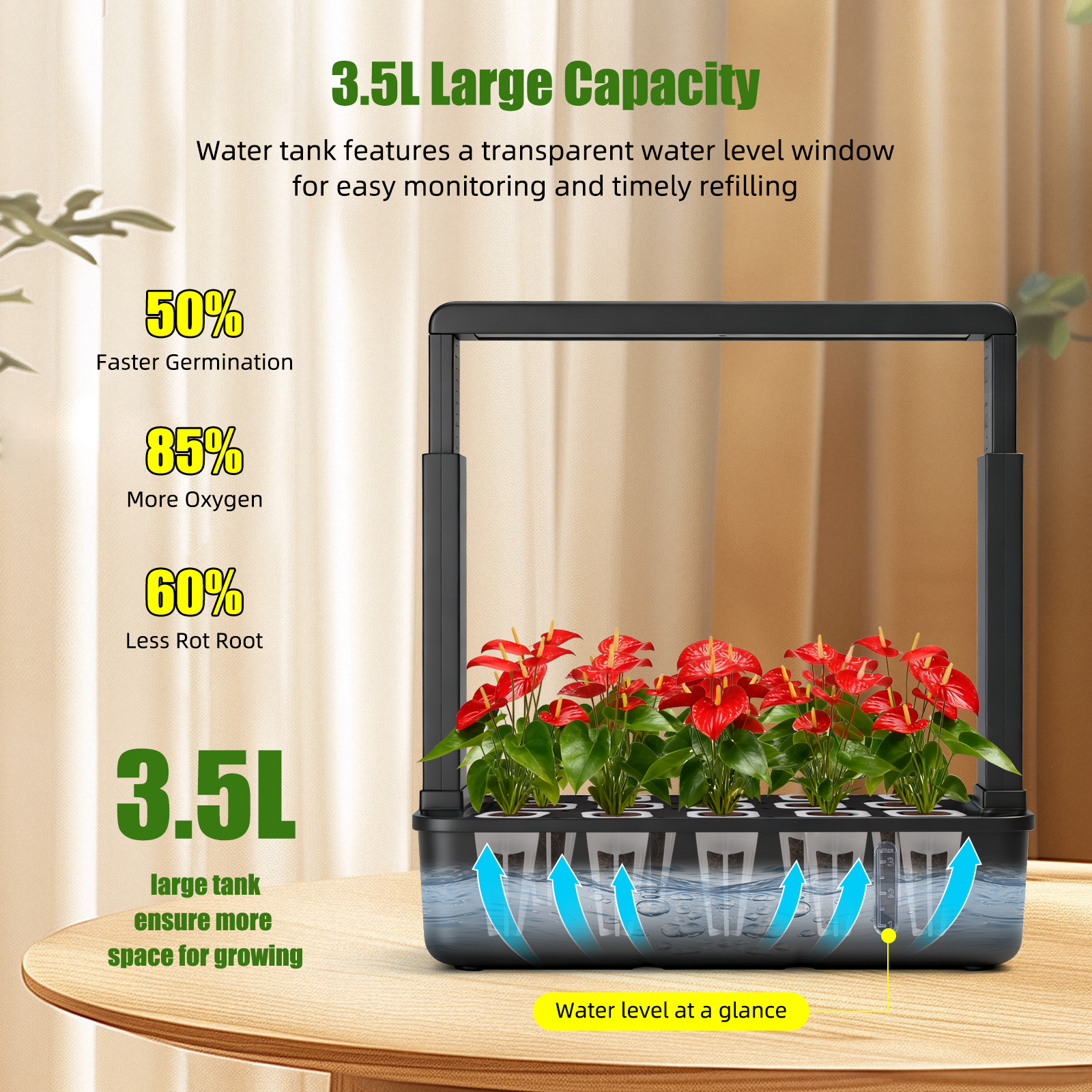 【Hot】15-Pods Indoor Hydroponic - Smart Garden Herb 评论和价格