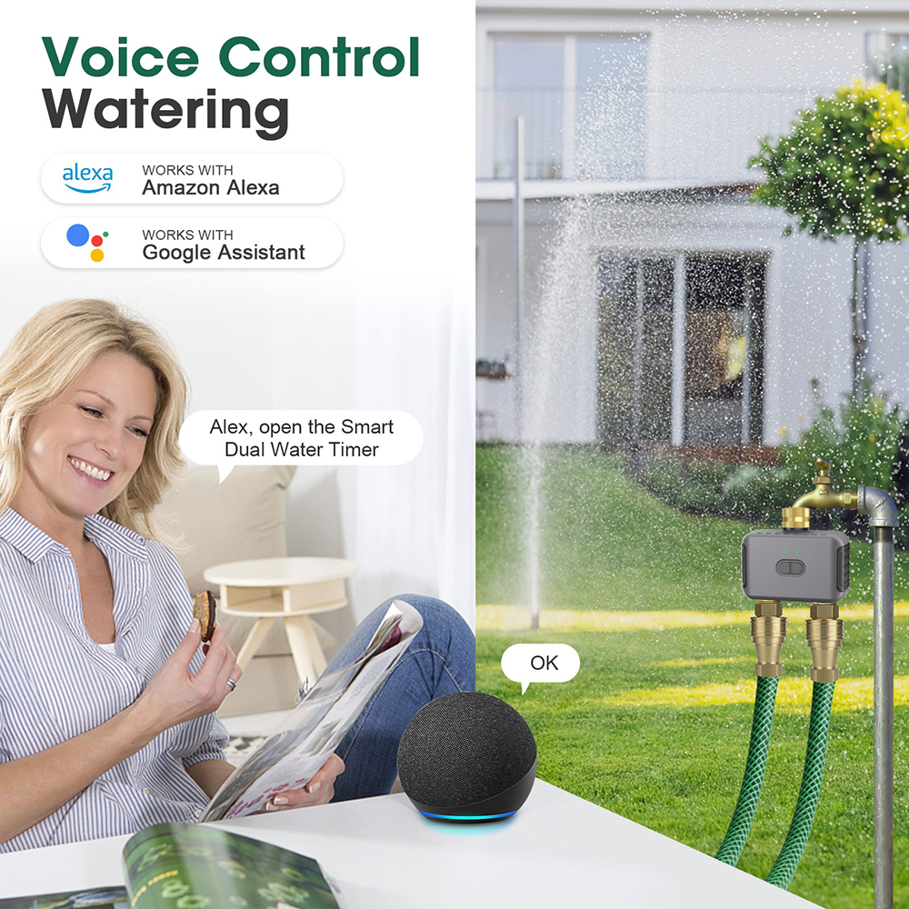 Tuya 2 Zone Watering Timer Gar - Smart Garden Technology 评论和价格