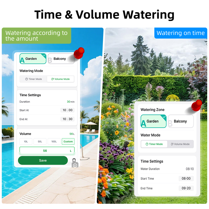 WiFi Water Timer 2 Zone Solar  - Smart Garden Valve 评论和价格