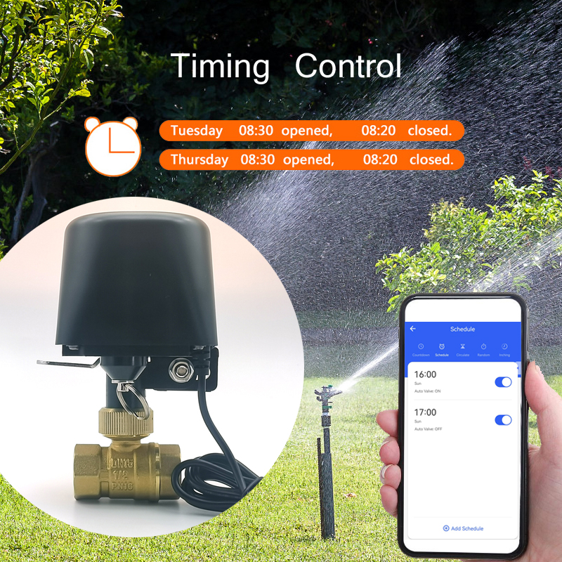 Tuya WiFi or Zigbee Water Valv - Smart Garden Valve 评论和价格